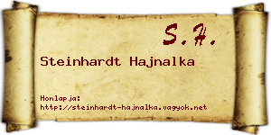 Steinhardt Hajnalka névjegykártya